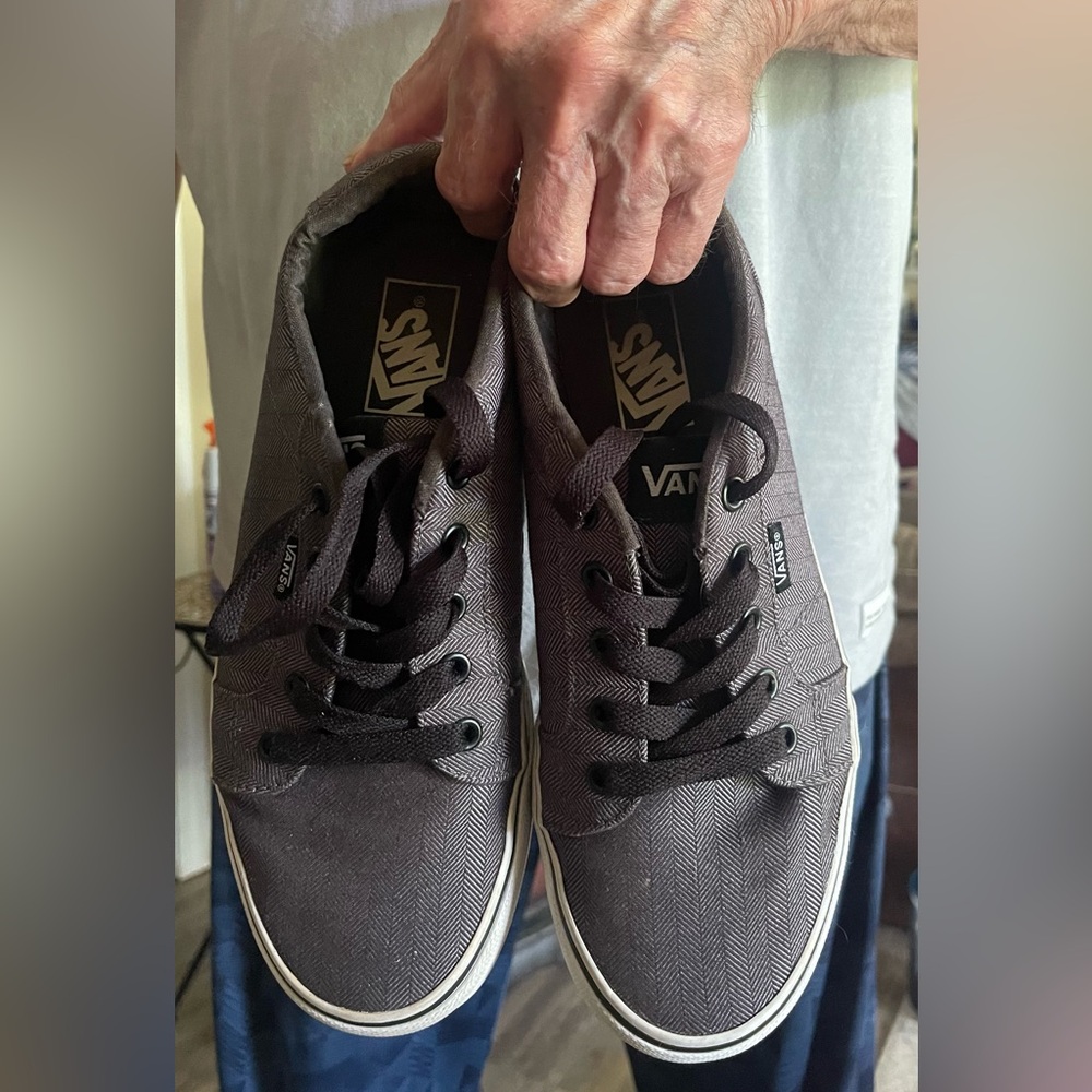Vans Men's Black and Gray Sneakers